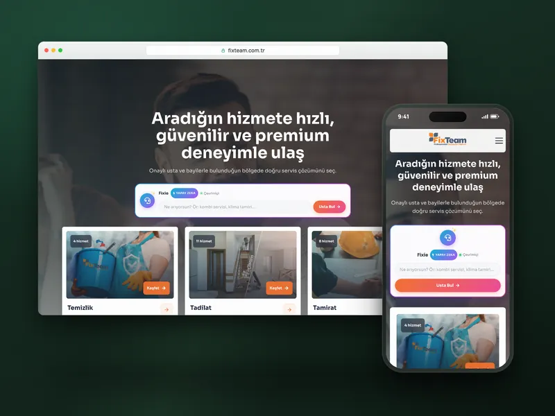 FixTeam web sitesi