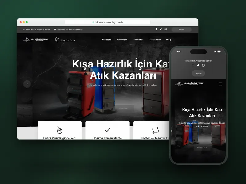Isı Pompası Montaj web sitesi