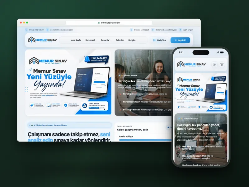 Memur Sınav web sitesi