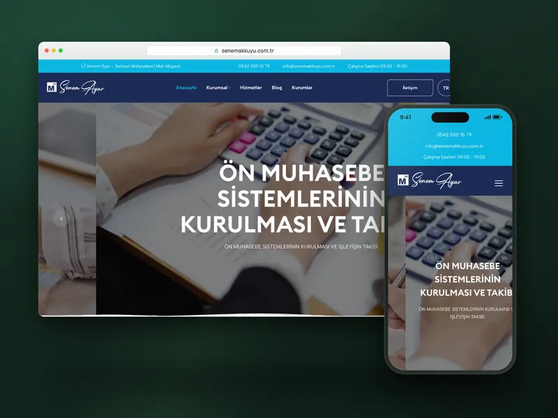 SMMM Senem Akkuyu web sitesi